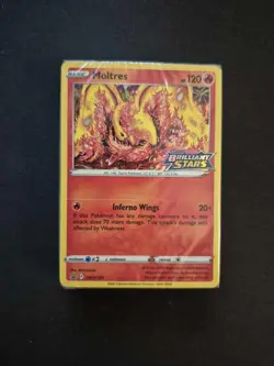 Moltres SWSH185 Brilliant Star Pre Release Kit SEALED Pokemon TCG - Image 1