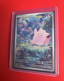 Pokemon Lillie's Clefairy ex 173/159 Sv09 Journey Together Holo UR 190 HP - Image 2