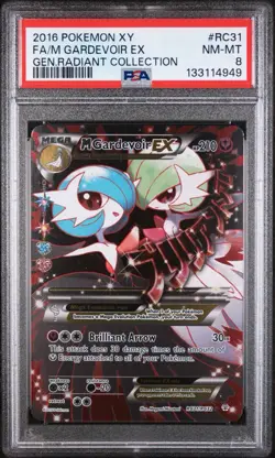 2016 POKEMON M GARDEVOIR EX - Generations Radiant Collection RC31 - PSA 8 - Image 1