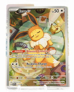 Eevee Pokemon SVP 173 Full Art Promo Holo Sealed NM - Image 1
