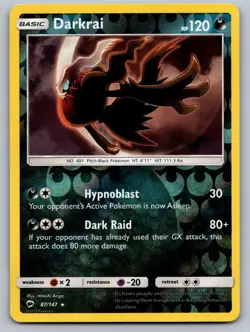 Darkrai 87/147 Holo Burning Shadows Pokemon Lightly Played - Image 1