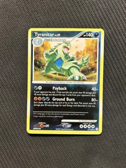 Pokemon TCG Tyranitar 17/123 Reverse Holo! MP/HP Condition! See Description! - Image 1