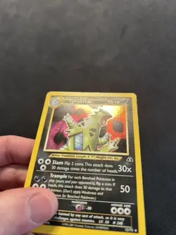 Pokemon TCG Tyranitar 12/75 Holo! HP Condition! See Description! - Image 4