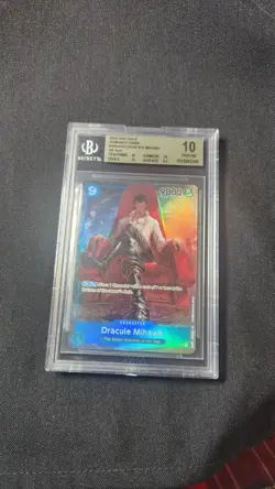Bgs 10 Dracule Mihawk Pre Errata Romance Dawn Op01-070 - Image 1