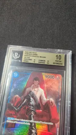 Bgs 10 Dracule Mihawk Pre Errata Romance Dawn Op01-070 - Image 3