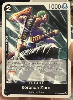 Roronoa Zoro OP15-094 One Piece Adventure on Kami’s Island English NM - Image 1