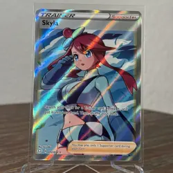 Skyla 072/072 - Shining Fates - Ultra Rare Holo Pokemon Card Near Mint - Image 1