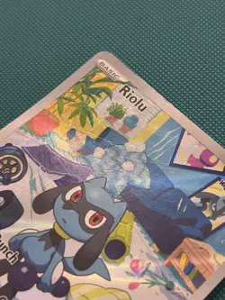 Pokemon TCG Riolu Illustration Rare Card Scarlet & Violet 215/198 Near Mint - Image 4