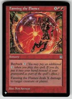 Fanning the Flames Uncommon The List Reprints MTG Near Mint 2020 - Image 1
