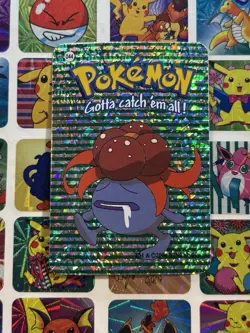 Pokemon 151 Vintage Pocket Monsters Vending HOLO Prism Sticker 2000 Nintendo - Image 2