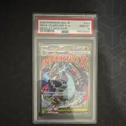 Pokemon Mega Charizard X EX 223/193 JP PSA 10 Holo Mega Attack Rare M2a - Image 1