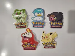 Pokemon TCG Promotional Scarlet & Violet Sticker Set of 5 Lechonk Fuecoco Quaxly - Image 1