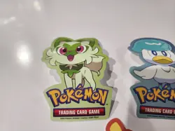 Pokemon TCG Promotional Scarlet & Violet Sticker Set of 5 Lechonk Fuecoco Quaxly - Image 2