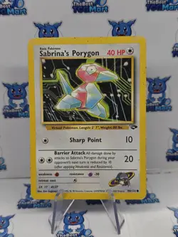 Pokemon - Sabrina’s Porygon 98/132 - Gym Challenge HP - Image 1