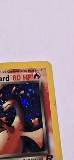 #6 Dark Charizard 4/82 Team Rocket 2000 Holo Rare WOTC Pokemon Card TCG - Image 2