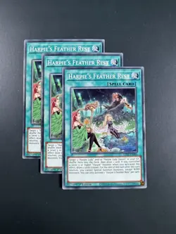 Yugioh - Harpie’s Feather Rest X3 Playset - Common - LDS2 - 1st - Image 1