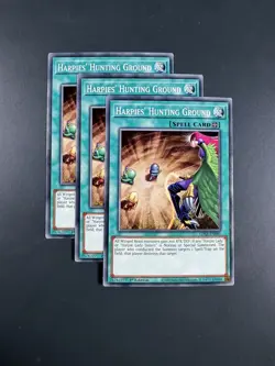 Yugioh - Harpies’ Hunting Ground X3 Playset - Common - LDS2 - 1st - Image 1