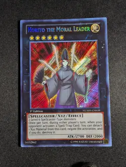 Yugioh - Norito the Moral Leader NUMH-EN039 1st Secret Rare NM - Image 1