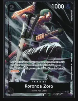 One Piece Card Roronoa Zoro OP15-094 Dash Pack Adventure on Kamis Island - Image 1