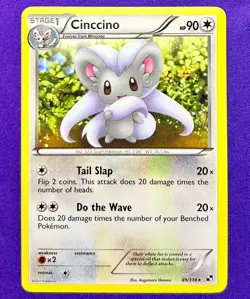 Cinccino 89/114 Non Holo Black & White Base Set | 2011 Pokemon TCG Card | LP/NM - Image 1