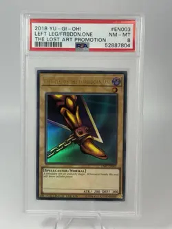 Left Leg of the Forbidden One LART-EN003 Ultra Rare Limited Yugioh Card PSA 8 - Image 1