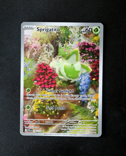 Pokemon Card TCG - Sprigatito 196/193 Paldea Evolved - Illustration Rare - NM ⭐ - Image 1