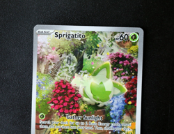 Pokemon Card TCG - Sprigatito 196/193 Paldea Evolved - Illustration Rare - NM ⭐ - Image 2