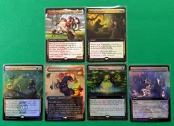 Secrets Of Strixhaven Foil Extended Art LOT OF 6 Cards MTG SOS Dina’s Guidance - Image 1
