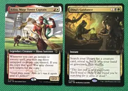 Secrets Of Strixhaven Foil Extended Art LOT OF 6 Cards MTG SOS Dina’s Guidance - Image 2