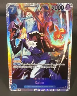 Sabo OP15-046 SR One Piece Card Game NM - Image 1