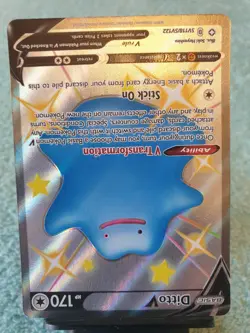 DITTO V SV118/SV122 SW&SH SHINING FATES 2021 POKEMON CARD - Image 2
