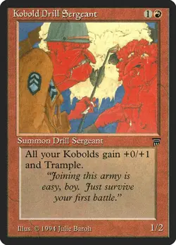 MTG Kobold Drill Sergeant - N/A / English / Lightly Played - Image 1