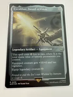 Excalibur, Sword of Eden (ETCHED FOIL) ✅UB: Assassin's Creed ✅Magic (mtg) - Image 1