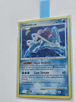 Suicune 19/132 Cracked Ice Holo Rare Diamond & Pearl Secret Wonders NM Pokemon - Image 3