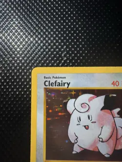 Pokemon TCG Clefairy Base Set Shadowless 5/102 Holo Rare 40 HP English - Image 2