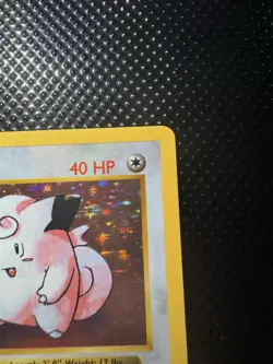 Pokemon TCG Clefairy Base Set Shadowless 5/102 Holo Rare 40 HP English - Image 3
