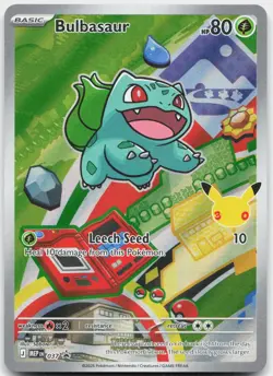 Bulbasaur 037 Holo Promo ME: Mega Evolution Promo Pokemon Near Mint - Image 1