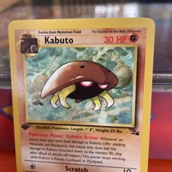 Pokemon TCG Kabuto 50/62 1st Edition Fossil Set Common WOTC 1999 Vintage - Image 4