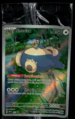 Snorlax 051 Scarlet & Violet Promo Pokemon SEALED - Image 1
