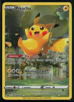 Pikachu GG30/GG70 Crown Zenith Galarian Gallery Holo Pokemon - Image 1