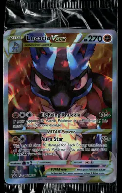 Lucario VSTAR SWSH291 SWSH Black Star Promo Pokemon SEALED - Image 1
