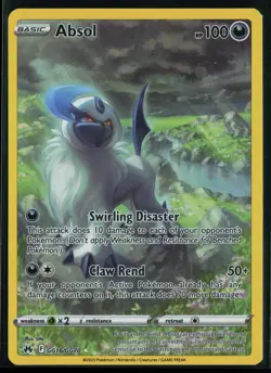 Absol GG16/GG70 Crown Zenith Galarian Gallery Trainer Gallery Rare Holo Pokemon - Image 1