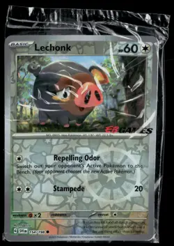 Lechonk 154/198 Promo Holofoil Pokemon EB Games Promo SEALED - Image 1