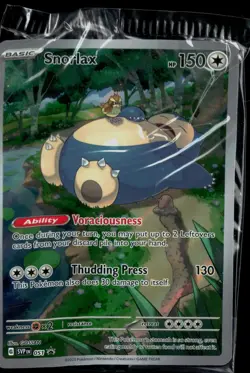 Snorlax 051 Scarlet & Violet Promo Pokemon SEALED - Image 1