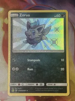 2019 Pokemon SM Hidden Fates Zorua Shiny Vault SV25/SV94 - Image 1