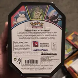 Pokemon 2021 Knockout Tin, Snorlax, 30 ct, Standard, Multicolor - Image 2