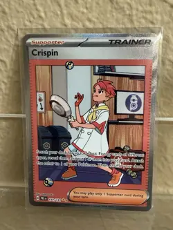 Pokemon TCG Crispin 171/131 Sv: Prismatic Evolutions Full Art Holo SIR - Image 1