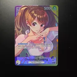 Charlotte Pudding OP08-058 Leader Alt Art Two Legends One Piece TCG - Image 1