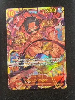 One Piece TCG Gold D Roger SEC (OP09-118) English/Near Mint - Image 1