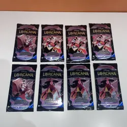 Disney Lorcana Rise of the Floodborn Booster x 8 Packs - Brand New & Sealed - Image 1